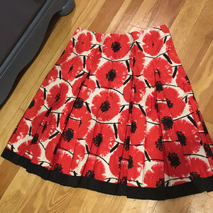 Carlisle Full Red Poppy Skirt